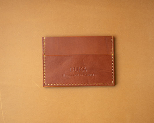 Handmade Leather Card Holder, Minimalist Wallet