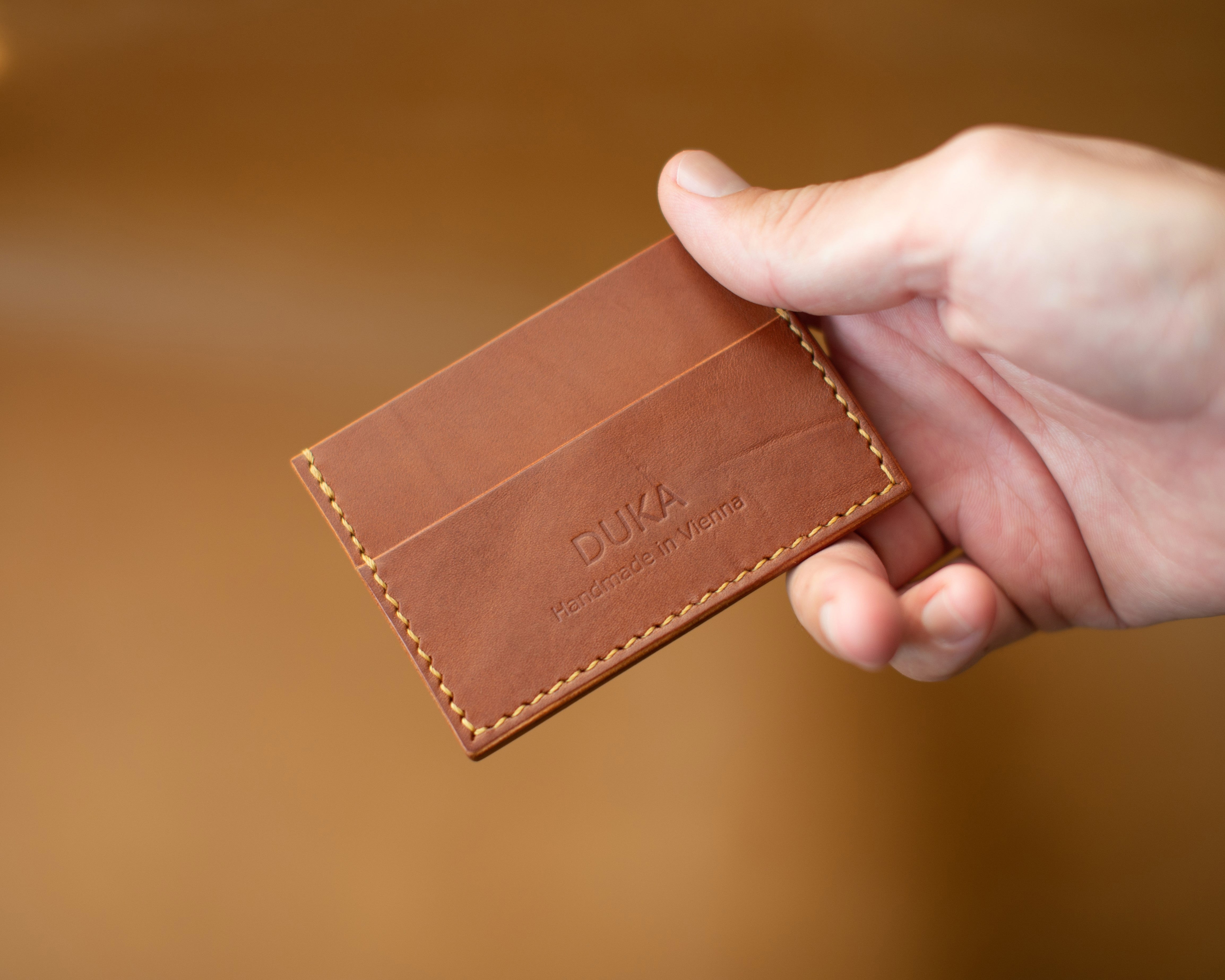 Personalized Cardholder, Leather Card Holder Wallet, Minimalist Wallet, Leather Card Holder,Leather Slim Card Wallet, Gift for Him, Handmade