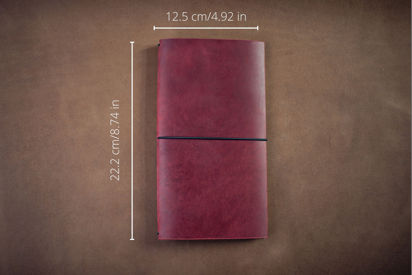 Travelers Notebook Cover - Ruby